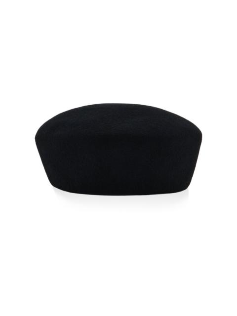 Noxley Wool Pillbox Hat black