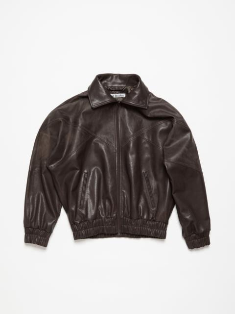 Leather jacket - Brown