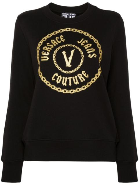 logo-print cotton sweatshirt