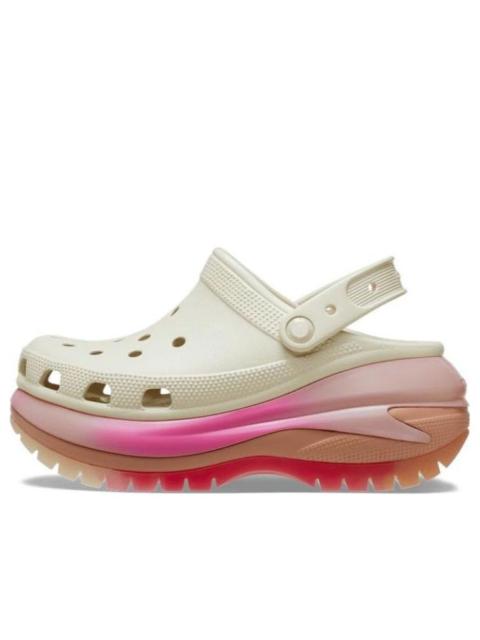 Crocs Mega Crush Color Dip Clog 'White Pink' 208988-2Y3