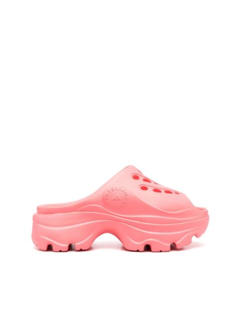 55mm logo-embossed clogs