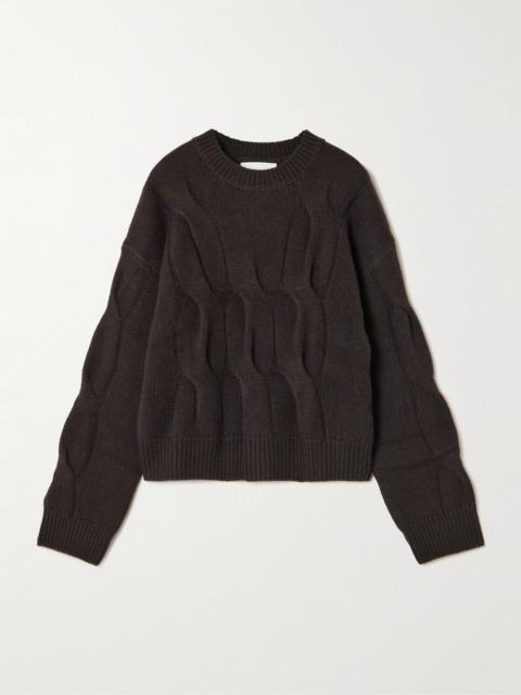 Sammie Cable-knit Cashmere Sweater