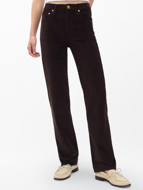 Hadley Wide-Leg Corduroy Pants
Stretch Corduroy in Dark Brown