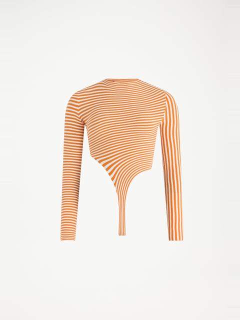 THE STRIPED BODYSUIT