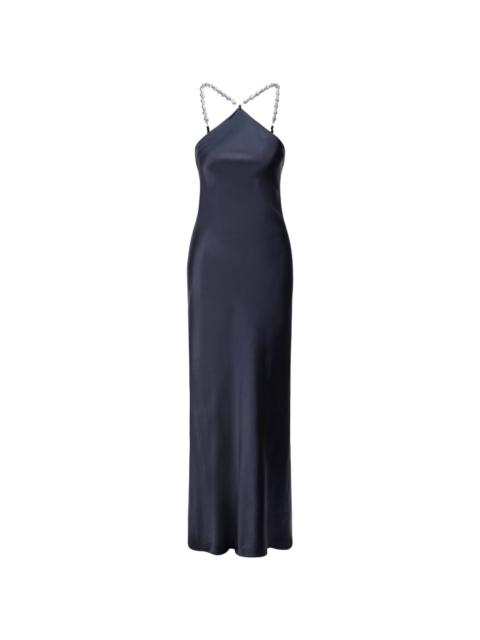 STAUD Cadence satin maxi dress | REVERSIBLE