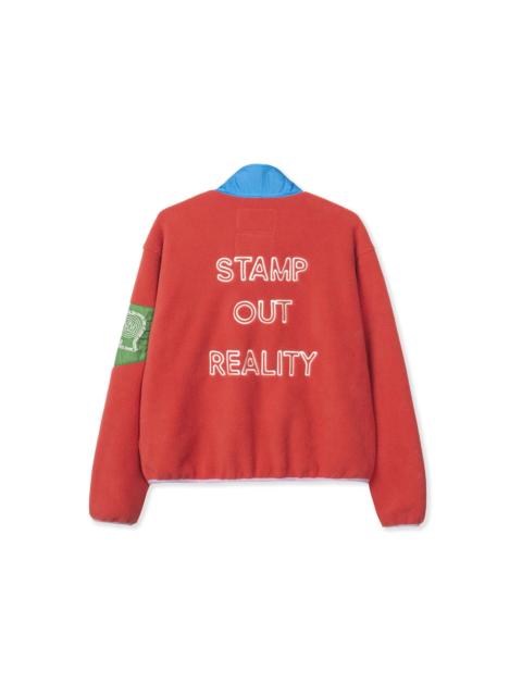 The North Face x Brain Dead 89 Placket Pullover Fleece Sunbaked Red