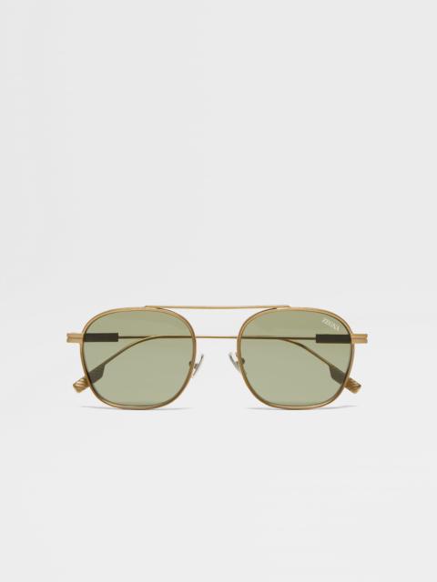 GOLD ORIZZONTE I METAL SUNGLASSES