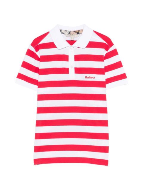 striped polo top