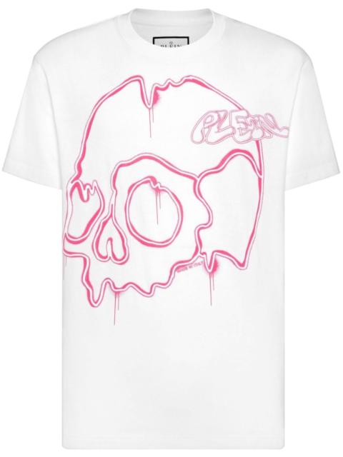 Dripping Skull cotton T-shirt