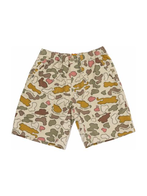 Human Made x KAWS Made Camo Shorts Brown