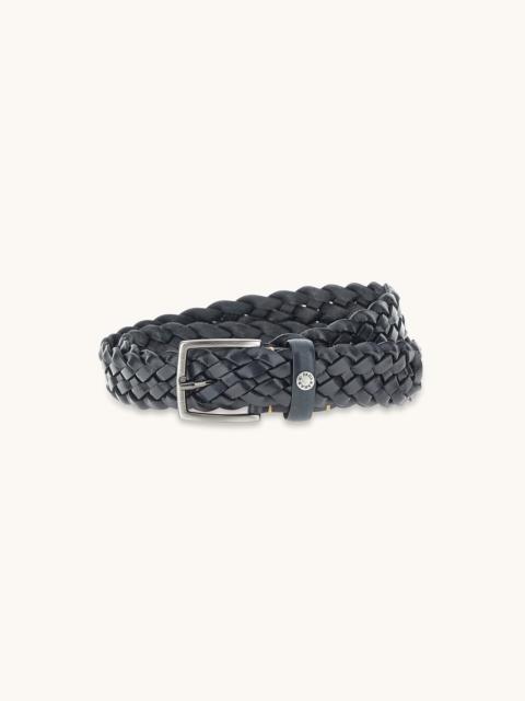 BRAIDED LEATHER BELT