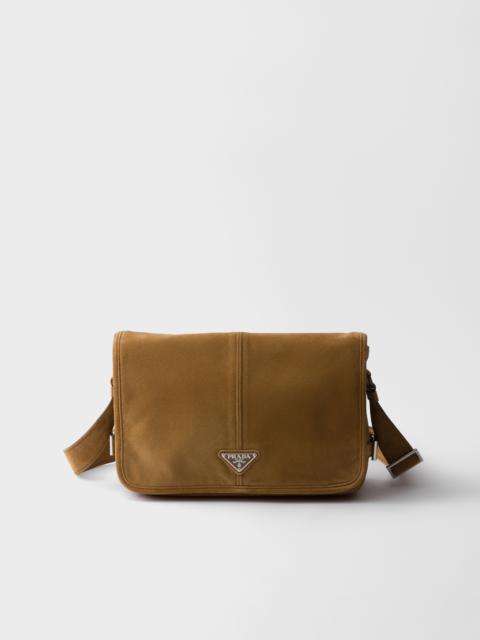 Suede shoulder bag