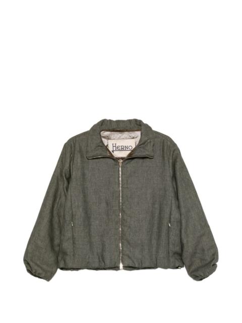 zip-up bomber jacket