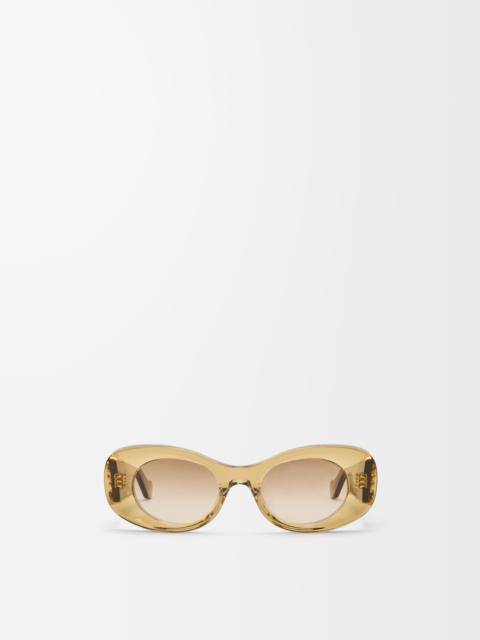 Beveled Oval Maxi Anagram sunglasses