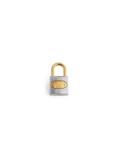 Women's Charm/keychain Bb Padlock in Silver/gold