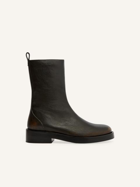 RIDER PATINA LEATHER BOOTS