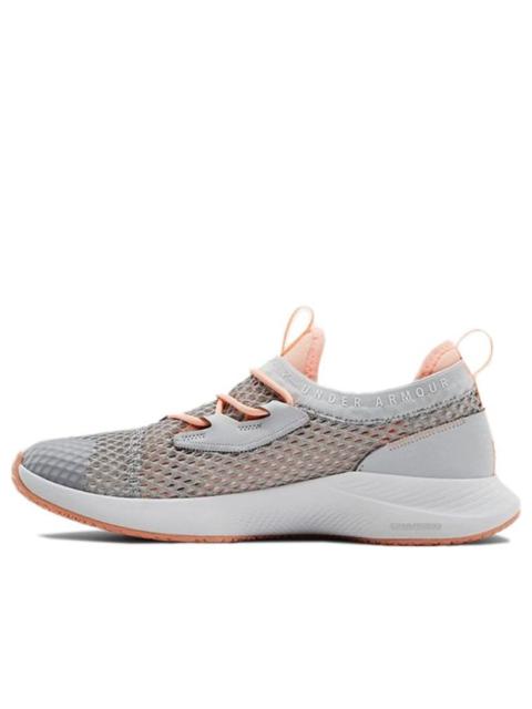 (WMNS) Under Armour Charged Breathe SMRZD 'Halo Grey Peach' 3022585-105