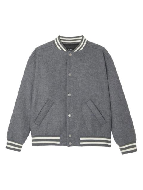 Micky striped blouson jacket