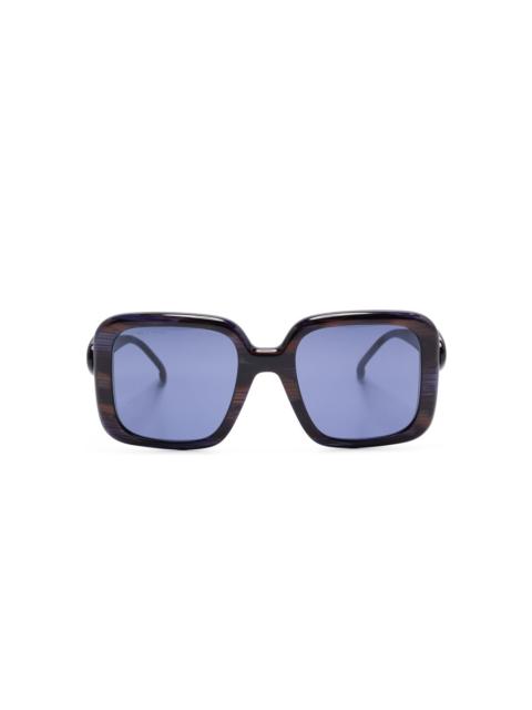 square-frame sunglasses