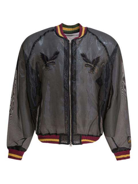 eagle-embroidered jacket