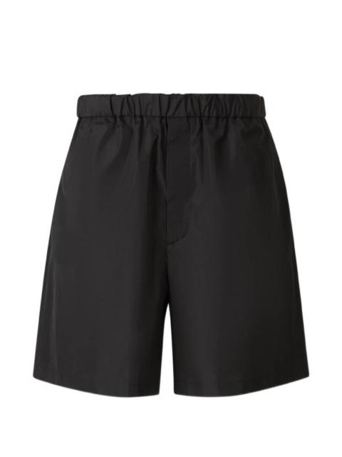 elasticated-waistband shorts