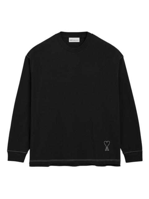 Ami De Coeur topstitching T-shirt