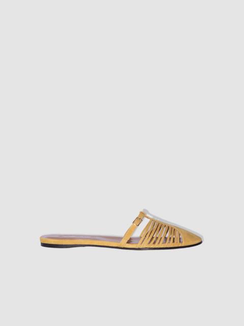Osip Cumin Kid Suede Leather Mule