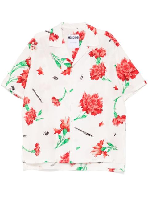 floral-print shirt