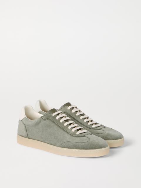 Suede sneakers