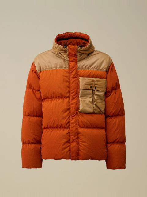 Eco-Chrome R Mixed Hooded Down Jacket
