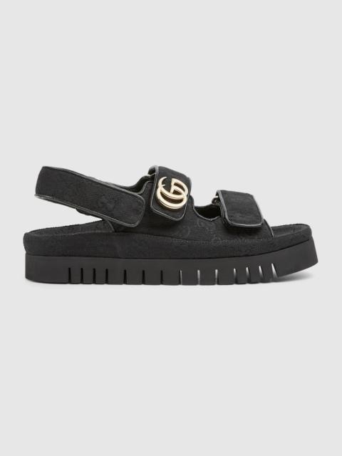 Women's sandal with Double G