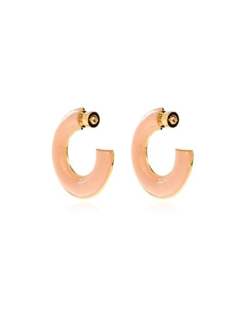 brass hoop earrings