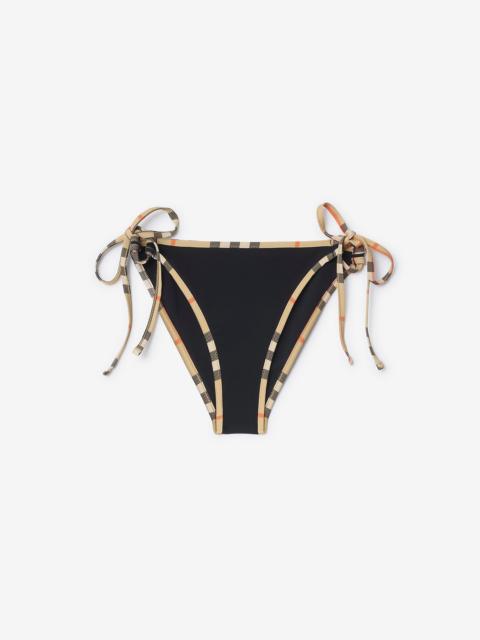 Check Trim Bikini Briefs