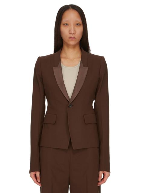 shawl-lapels single-breasted blazer