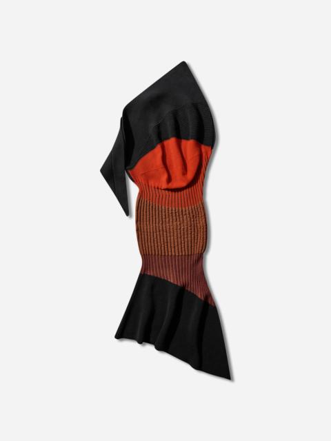 Women's Lemoyne Knitted Dress Black / Brown / Wine