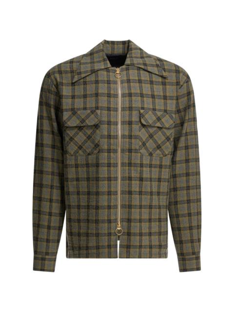 checked overshirt