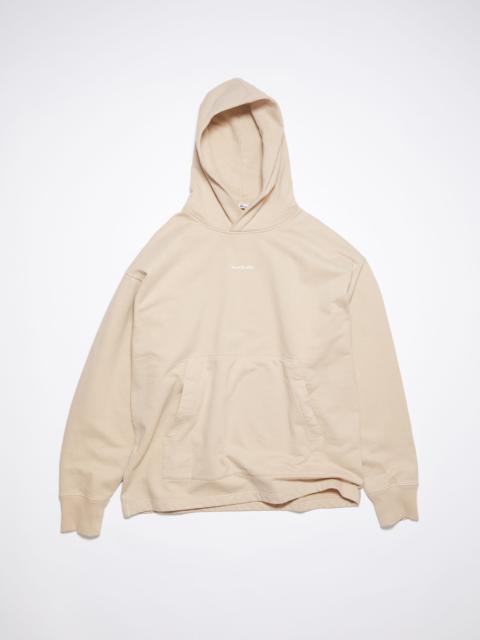 Logo hoodie - Champagne beige
