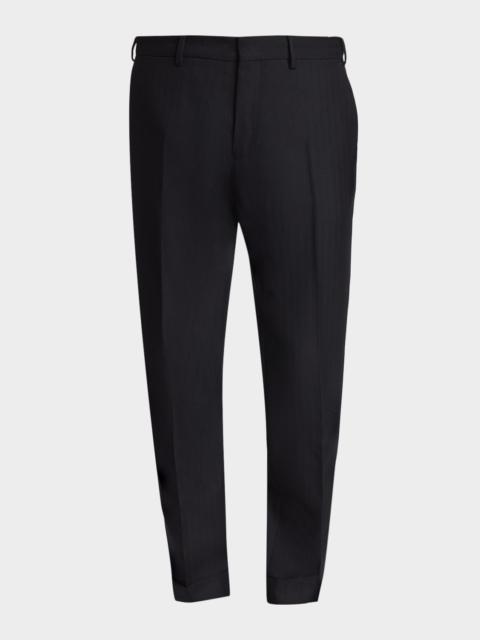 Men's Philip Herringbone Wool Pants