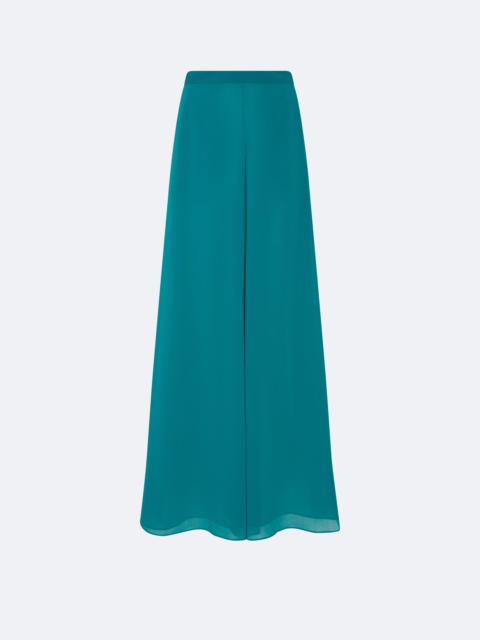 Lightweight Georgette Wide Leg Pant With Pockets
