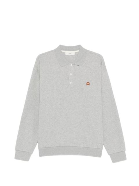embroidered-logo polo shirt