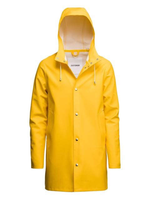hooded raincoat