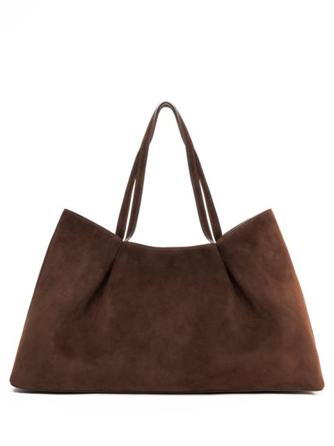 Dimple Tote Suede Brownie