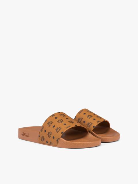 Monogram Print Rubber Slides