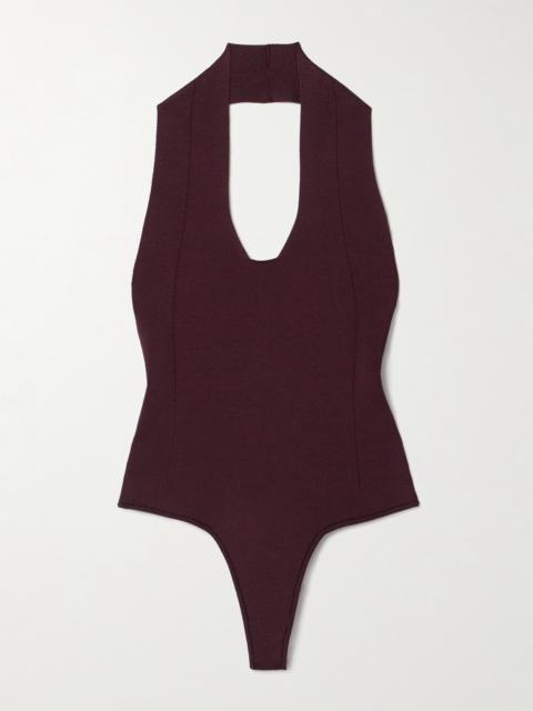 Toto Stretch-knit Halterneck Bodysuit