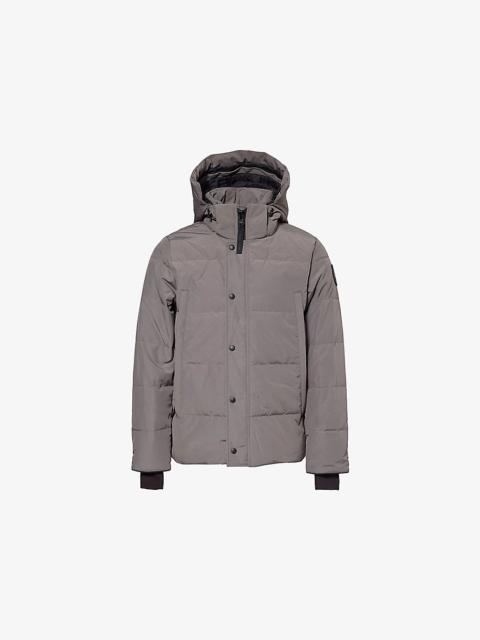 Wyndham padded shell-down hooded parka jacket