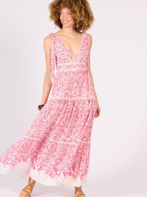 Long Dress Perla - Pink Tiare
