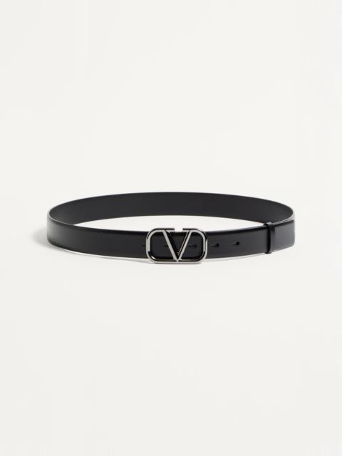 VLOGO SIGNATURE CALFSKIN BELT 30 MM