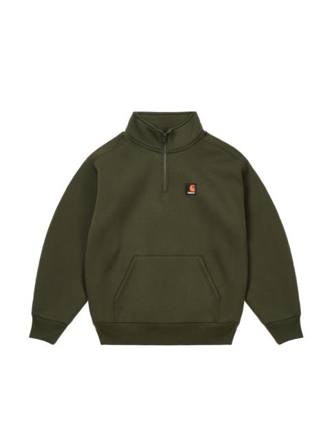 PALACE CARHARTT WIP CARLUX 1/2 ZIP SWEATSHIRT PLANT