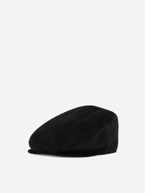 Needlecord flat cap