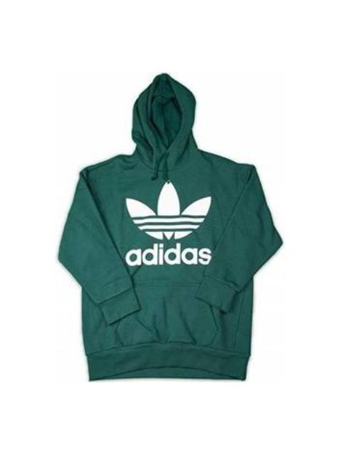 adidas originals Tref Over Hood Casual Sports Solid Color Pullover Green CW1248